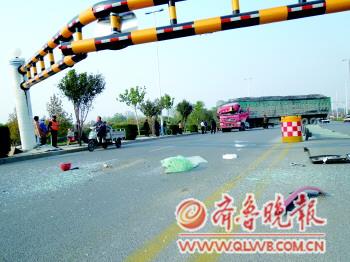 货车撞上黄河大桥限高杆，悲剧背后的安全警钟