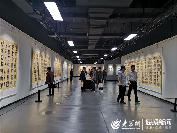 书写经典 李建军书法作品展亮相临沂市美术馆