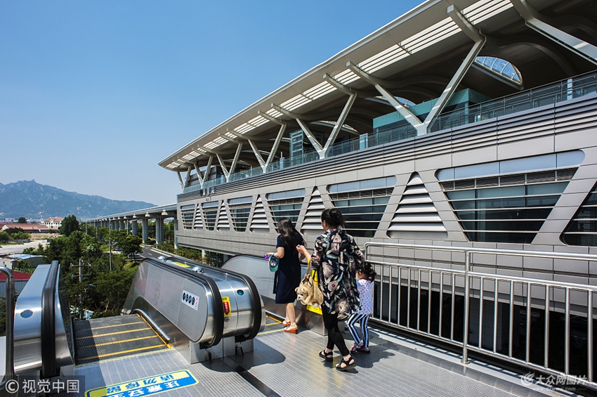 青岛地铁11号线:"一站一景"高品质高架车站